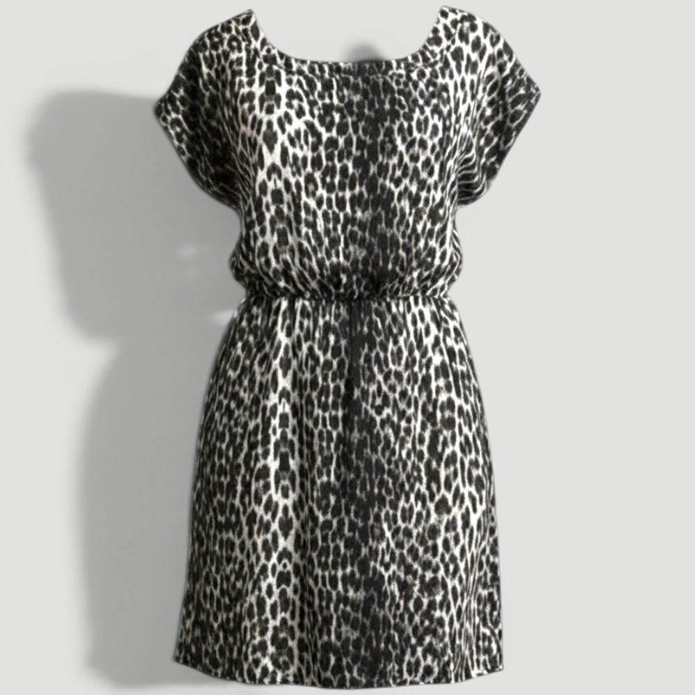 Speed Control New York Womens Dress Leopard Print  2X Mobwife Belted Pockets
